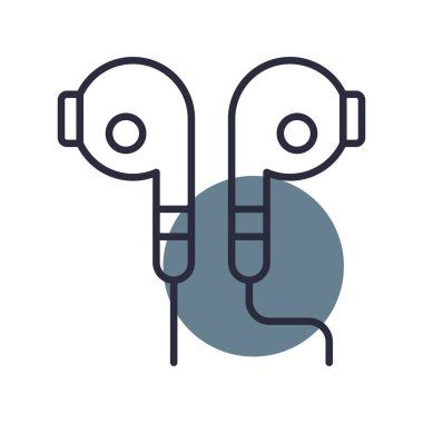 Kulaklıklar Yaratıcı Simgeler Tasarımı