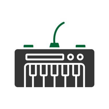  Piyano Klavyesi Yaratıcı Simgeler Tasarımı