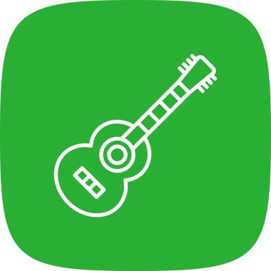  Akustik Gitar Yaratıcı Simgeler Tasarımı