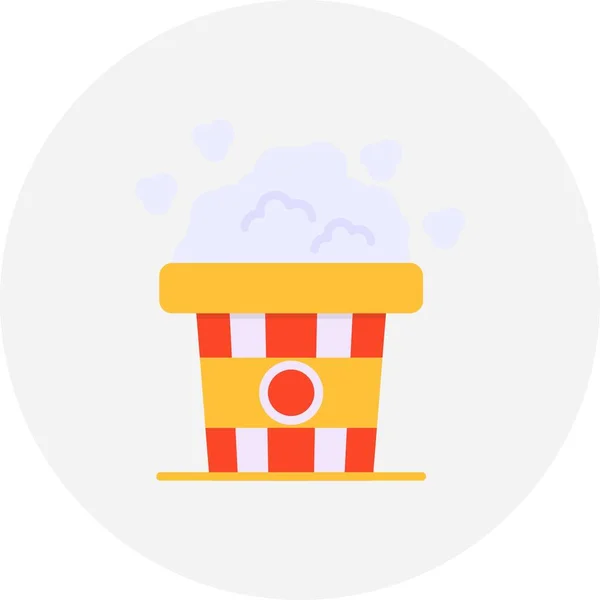 Popcorn Creative Icons Desig — Stockvector