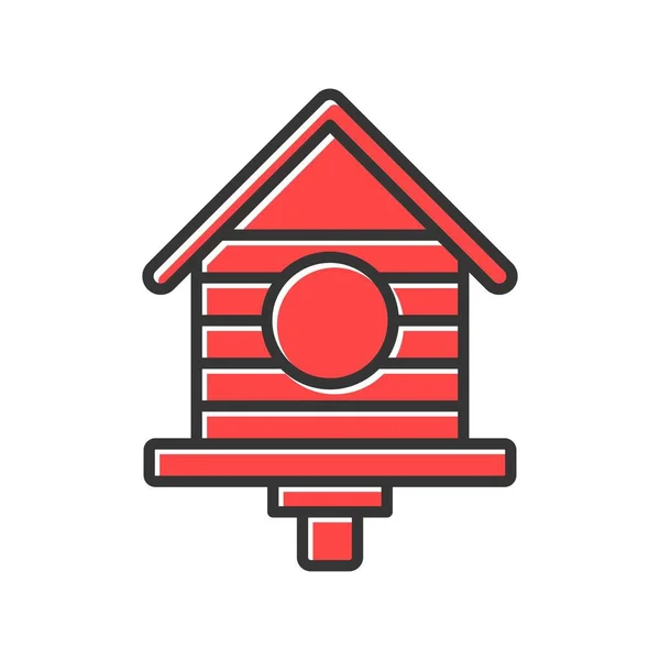 Птичий Дом Creative Icons — стоковый вектор