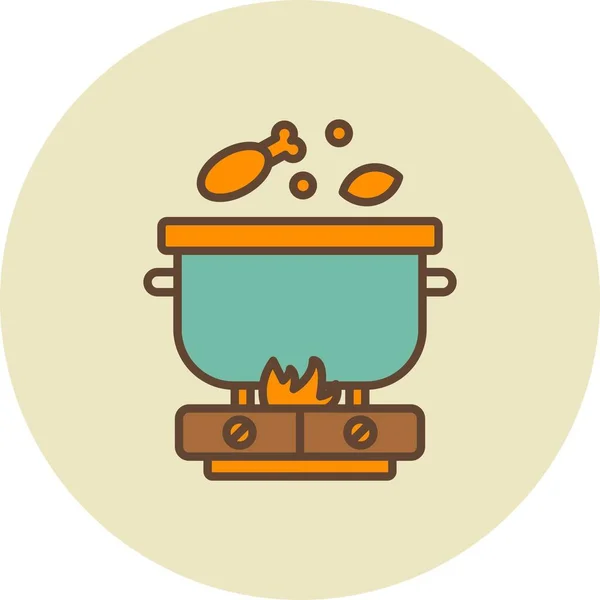 Cozinhar Ícones Criativos Desig —  Vetores de Stock