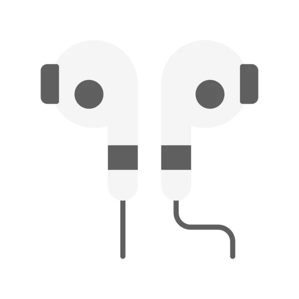 Auriculares Iconos Creativos Desig — Vector de stock