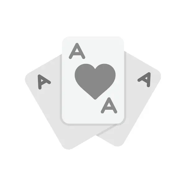 Playing Cards Creative Icons Desig — ストックベクタ