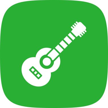 Akustik Gitar Yaratıcı Simgeler Tasarımı