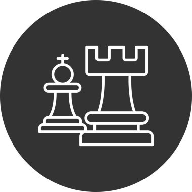  Satranç Parçası Yaratıcı Simgeler Tasarımı