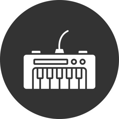  Piyano Klavyesi Yaratıcı Simgeler Tasarımı