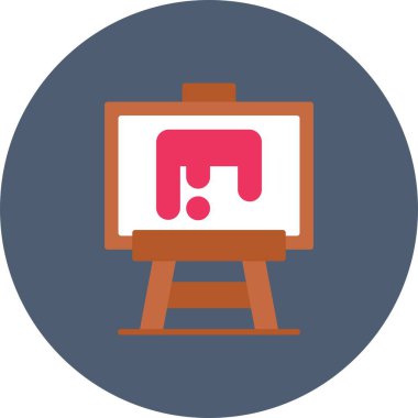 Paint Canvas Creative Icons Desig