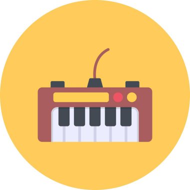  Piyano Klavyesi Yaratıcı Simgeler Tasarımı