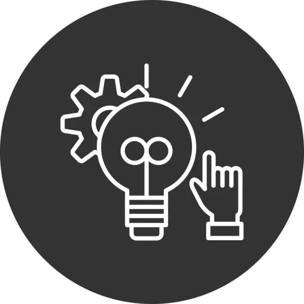Idea Creative Icons Desig — Stock Vector