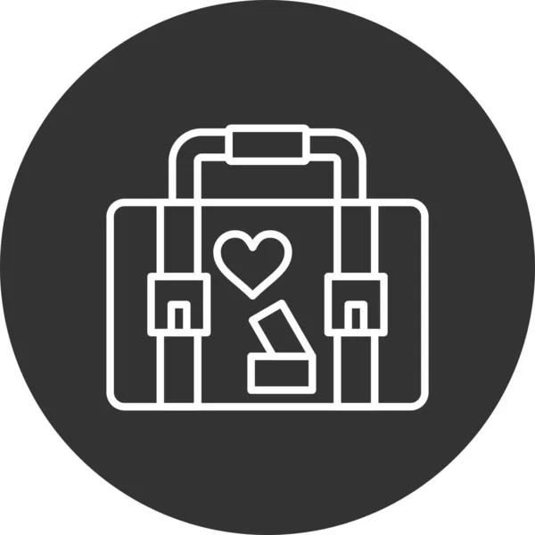 Suitcase Creative Icons Design — 图库矢量图片