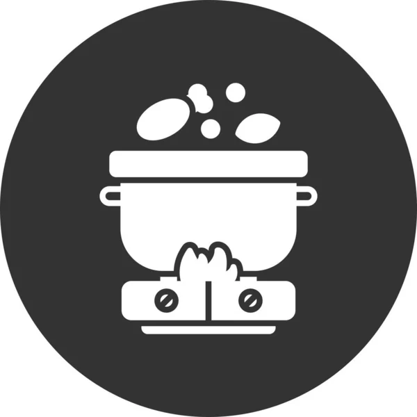 Kreative Ikonen Kochen — Stockvektor