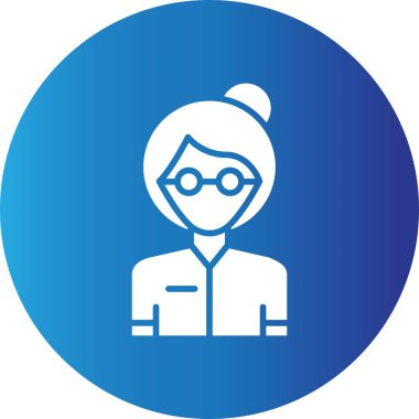  Old Woman Creative Icons Desig