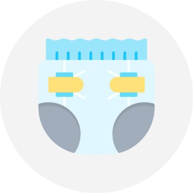 Bebek Bezi Yaratıcı Simgeleri Tasarımı