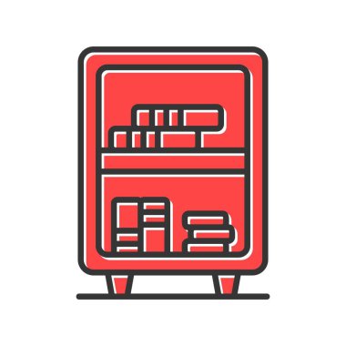 Bookshelf Creative Icons Desig