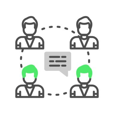 İletişim Yaratıcı Simgeler Tasarımı