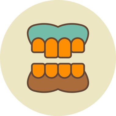  Takma diş Yaratıcısı Simgeleri Tasarımı