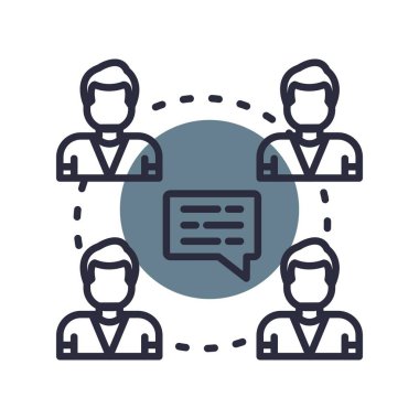 İletişim Yaratıcı Simgeler Tasarımı