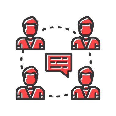 İletişim Yaratıcı Simgeler Tasarımı