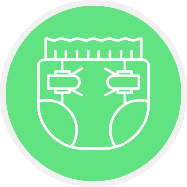 Bebek Bezi Yaratıcı Simgeleri Tasarımı