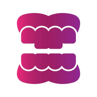  Takma diş Yaratıcısı Simgeleri Tasarımı