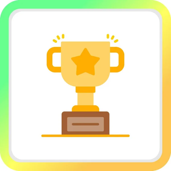 Trophy Creative Icons Desig — 图库矢量图片