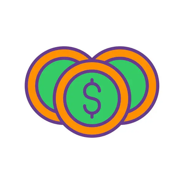 Money Creative Icons Desig — Archivo Imágenes Vectoriales