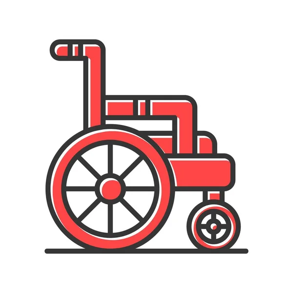 Креативные Иконы Инвалидной Коляске — стоковый вектор