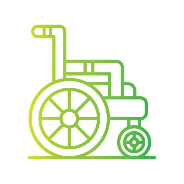 Wheelchair Creative Icons Desig — Stok Vektör