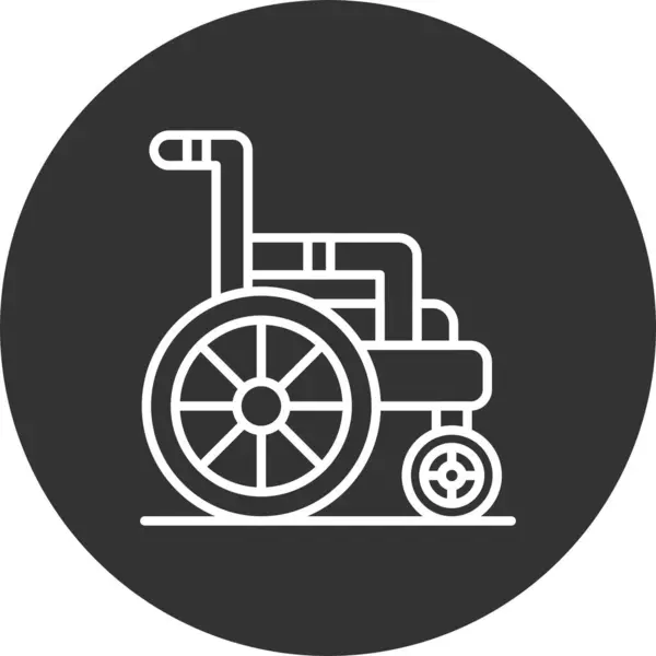 Wheelchair Creative Icons Desig — ストックベクタ
