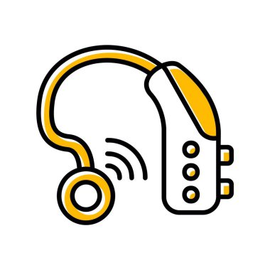 İşitme Yardımı Yaratıcı Simgeler Tasarımı