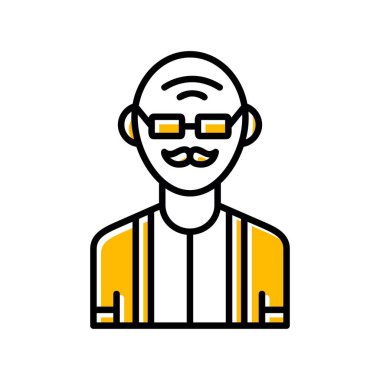  Old Man Creative Icons Desig