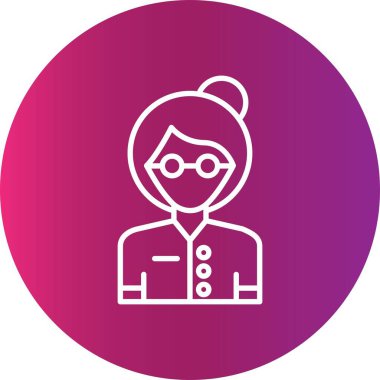  Old Woman Creative Icons Desig