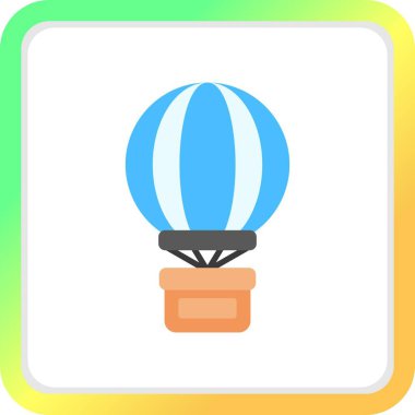 Hot Air Balloon Creative Icons Desig