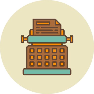  Daktilo Yaratıcı Simgeler Tasarımı