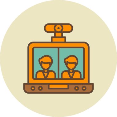  Video Konferansı Yaratıcı Simgeler Tasarımı