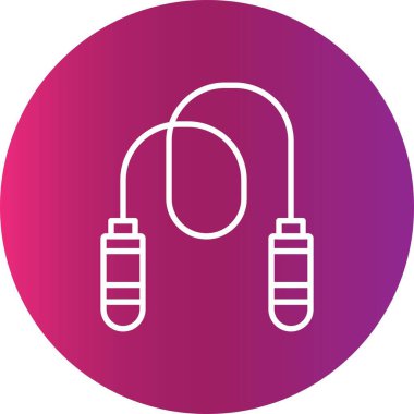 Atlama İpi Yaratıcı Simgeler Tasarımı