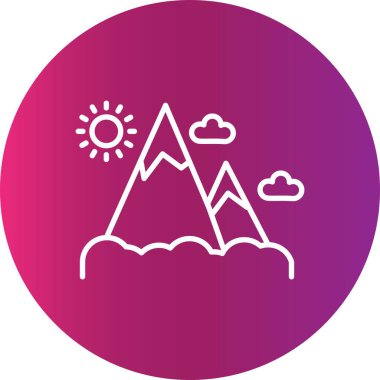  Mountain Creative Icons Desig