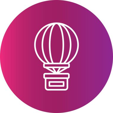 Hot Air Balloon Creative Icons Desig