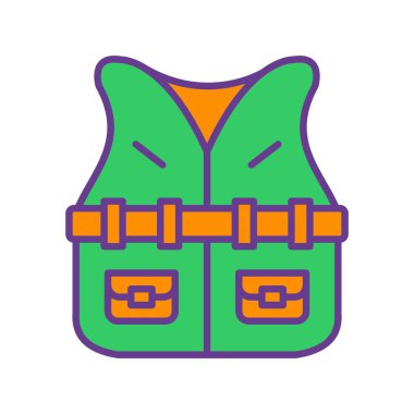 Balıkçı Yeleği Yaratıcı Simgeler Tasarımı