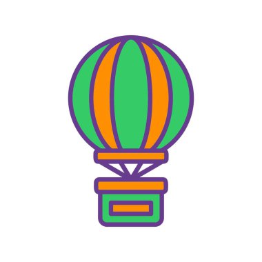 Hot Air Balloon Creative Icons Desig