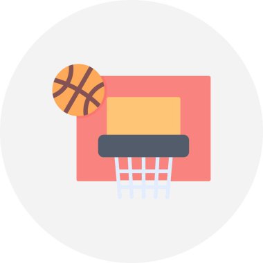 Basketbol Yaratıcı Simgeler Tasarımı