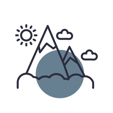  Mountain Creative Icons Desig