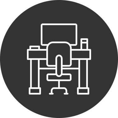  İş Yeri Yaratıcı Simgeler Masası