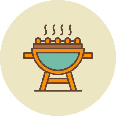 Izgara Yaratıcı Simgeler Tasarımı