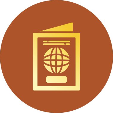 Pasaport Yaratıcı Simgeler Tasarımı