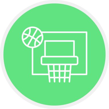 Basketbol Yaratıcı Simgeler Tasarımı