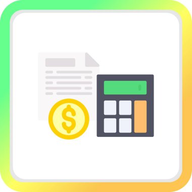 Muhasebeci Yaratıcı Simgeler Tasarımı