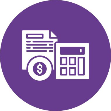 Muhasebeci Yaratıcı Simgeler Tasarımı