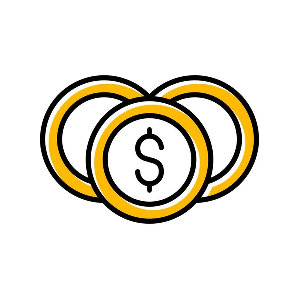 Money Creative Icons Desig — ストックベクタ